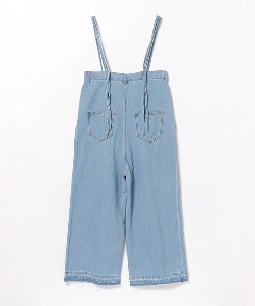 BEAMS HEART(ビームスハート)の「デニム キャミサロペット(つなぎ/オールインワン・レディース・インディゴブルー/サックスブルー・FREE)」の21枚目の写真