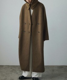 anuke（アンヌーク）の「anuke Collarless Shaggy Coat 62420004