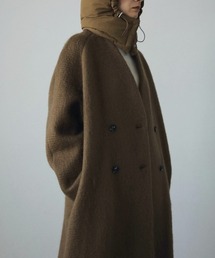 anuke（アンヌーク）の「anuke Collarless Shaggy Coat 62420004