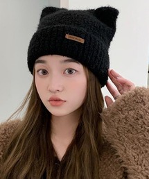ADA ニットキャップ Ada. ニット帽 ニットキャップ クロシェ レース ニット ビーニー