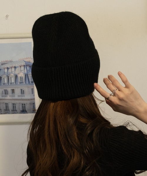 pumpkin port（パンプキンポート）の「ビジュー使いニット帽（ニット