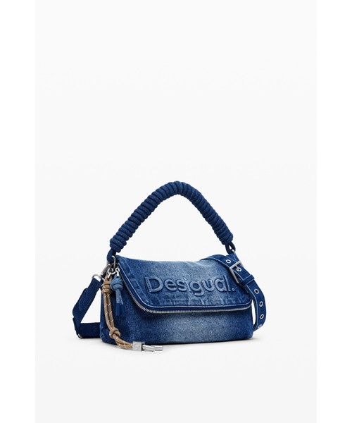 Desigual（デシグアル）の「デニムミニバッグ コードハンドル（ボディバッグ/ウエストポーチ・レディース・ブルー・FREE）」の9枚目の写真