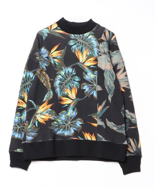 PHENOMENON（フェノメノン）の「PHENOMENON ボタニカルスウェット（スウェット・メンズ・ホワイト/ブラック・LARGE/MEDIUM/SMALL）」の2枚目の写真