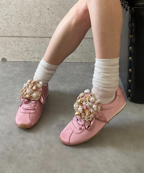キラキラ ビジュースニーカー（スニーカー）｜Jeffrey Campbell