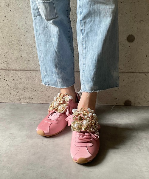 Jeffrey Campbell（ジェフリーキャンベル）の「キラキラ ビジュースニーカー（スニーカー・レディース・ピンク/ブラック・35/36/37/38/39）」の16枚目の写真