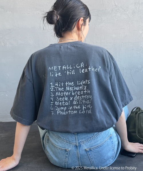 【WEB先行予約】[GOOD ROCK SPEED/グッドロックスピード] 別注 METALLICA ロックプリントTシャツ(No Life 'Til Leather)（Tシャツ/カットソー）｜GOOD ROCK SPEED（グッドロックスピード）