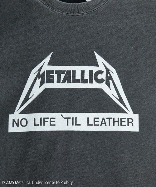 【WEB先行予約】[GOOD ROCK SPEED/グッドロックスピード] 別注 METALLICA ロックプリントTシャツ(No Life 'Til Leather)（Tシャツ/カットソー）｜GOOD ROCK SPEED（グッドロックスピード）