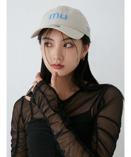 セール】【MURUA×NEW ERA】mu LOGO CAP（キャップ）｜NEW ERA