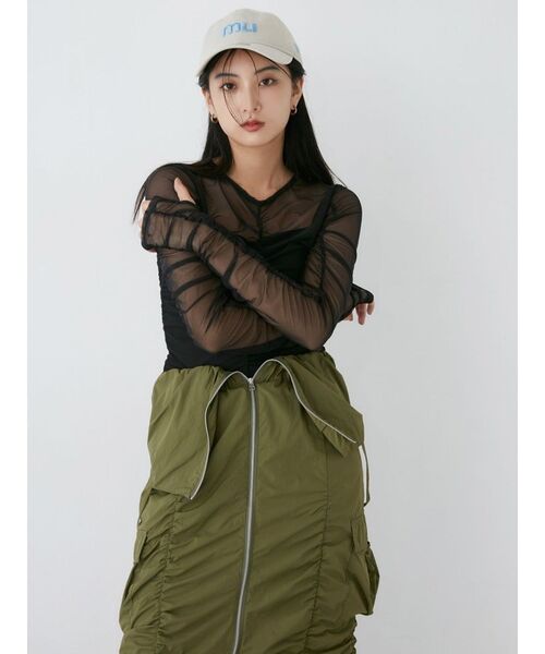 NEW ERA（ニューエラ）の「【MURUA×NEW ERA】mu LOGO CAP（キャップ・レディース・アイボリー/ブラック・FREE）」の14枚目の写真