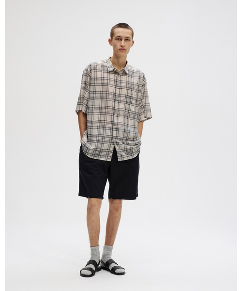 SUMMER WOOL CHECK S/S SHIRT（シャツ/ブラウス）｜SOPHNET
