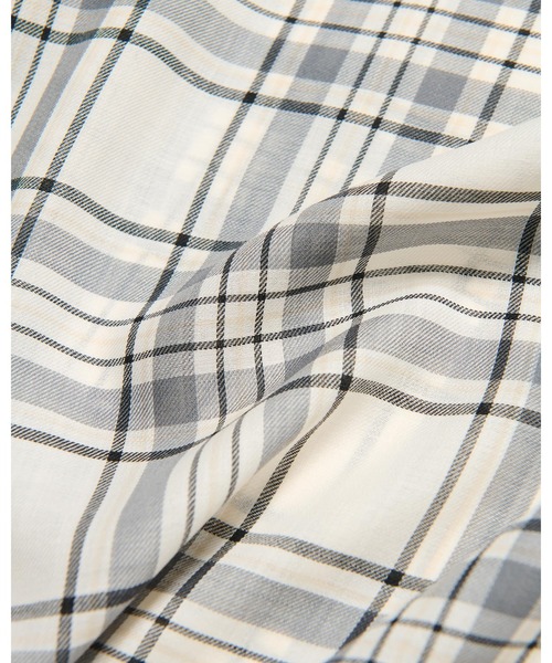 かなり美品！SOPHNET. サマーウールバギーシャツ WOOL SUMMER WOOL CHECK S/S SHIRT（シャツ/ブラウス）｜SOPHNET