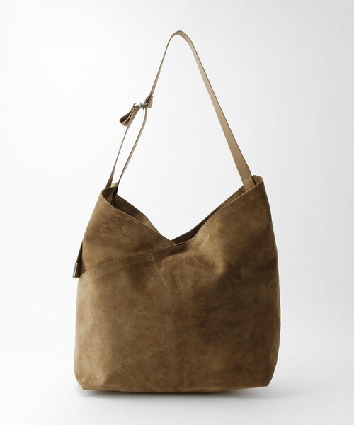 ＜hobo＞ アズマ ショルダーバッグ M ピッグ スエード