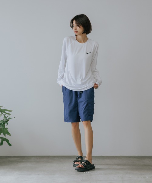 NIKE(ナイキ)の「NIKE/ナイキ リップストップ9カーゴボレーショーツ 2026春夏再入荷(水着・メンズ・グレー/ベージュ/ブラウン/ブラック/ネイビー・M/L/XL)」の14枚目の写真