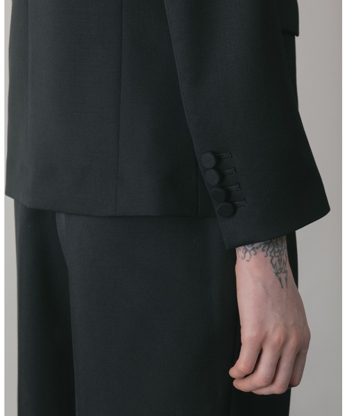 CINOH(チノ)の「BLACK FORMAL オブリークダブルジャケット(テーラードジャケット・レディース・ネイビー系2/ブラック系その他/ネイビー系1・38/36)」の8枚目の写真