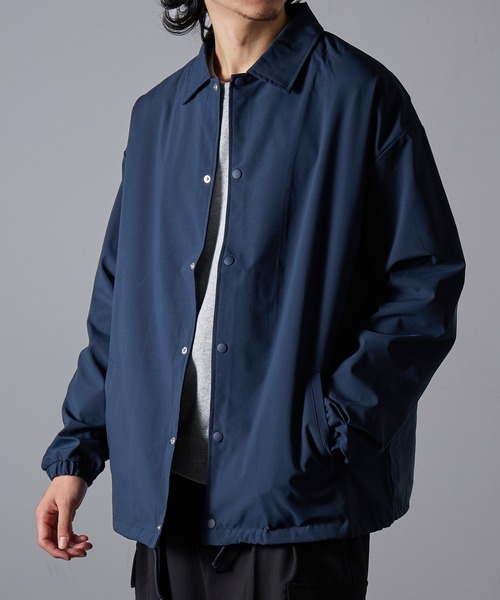 TRUSS(トラス)の「【TRUSS】リサイクルポリコーチジャケット PCJ-940(ブルゾン・メンズ・ベージュ/ネイビー/ブラック・L/M/XL)」の3枚目の写真