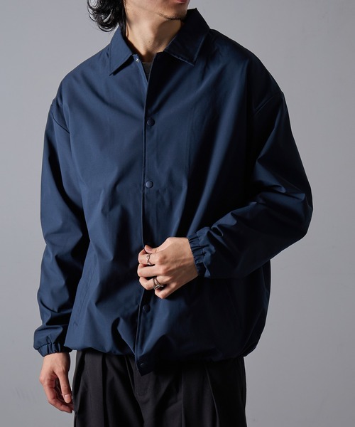 TRUSS(トラス)の「【TRUSS】リサイクルポリコーチジャケット PCJ-940(ブルゾン・メンズ・ベージュ/ネイビー/ブラック・L/M/XL)」の13枚目の写真