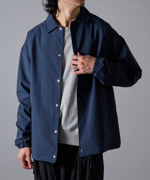 TRUSS(トラス)の「【TRUSS】リサイクルポリコーチジャケット PCJ-940(ブルゾン・メンズ・ベージュ/ネイビー/ブラック・L/M/XL)」の17枚目の写真