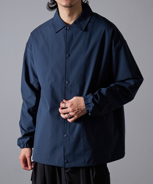 TRUSS(トラス)の「【TRUSS】リサイクルポリコーチジャケット PCJ-940(ブルゾン・メンズ・ベージュ/ネイビー/ブラック・L/M/XL)」の15枚目の写真