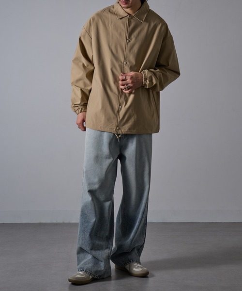 TRUSS(トラス)の「【TRUSS】リサイクルポリコーチジャケット PCJ-940(ブルゾン・メンズ・ベージュ/ネイビー/ブラック・L/M/XL)」の18枚目の写真