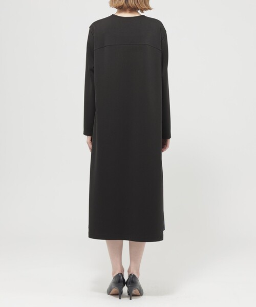 EVEX by KRIZIA（エヴェックスバイクリツィア）の「【ウォッシャブル】ランダムゼブラコンビワンピース（ワンピース・レディース・ブラック・40）」の5枚目の写真