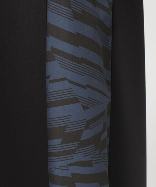 EVEX by KRIZIA（エヴェックスバイクリツィア）の「【ウォッシャブル】ランダムゼブラコンビワンピース（ワンピース・レディース・ブラック・40）」の7枚目の写真