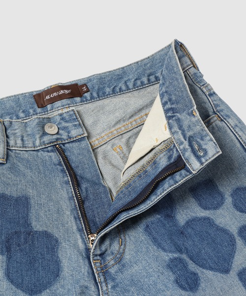 MASU（エムエーエスユー）の「"MASU BOYS" EMBLEM BAGGY JEANS（デニムパンツ・メンズ・インディゴブルー/ブラック・46/44）」の8枚目の写真