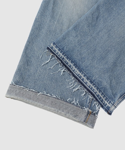 MASU（エムエーエスユー）の「"MASU BOYS" EMBLEM BAGGY JEANS（デニムパンツ・メンズ・インディゴブルー/ブラック・46/44）」の9枚目の写真