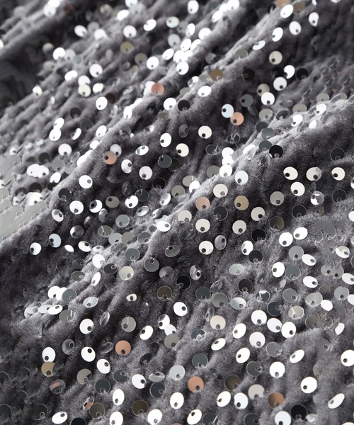 ROSE BUD（ローズバッド）の「(CREOLME)スパンコールミニスカート（スカート・レディース・シルバー・ONE SIZE）」の10枚目の写真