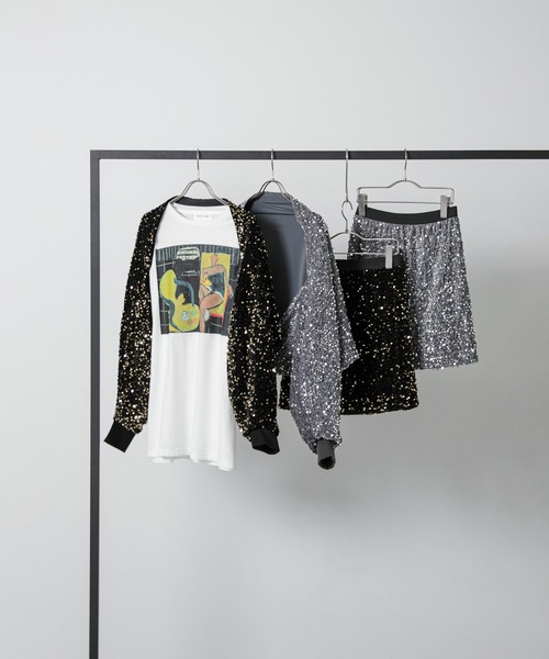 ROSE BUD（ローズバッド）の「(CREOLME)スパンコールミニスカート（スカート・レディース・シルバー・ONE SIZE）」の11枚目の写真