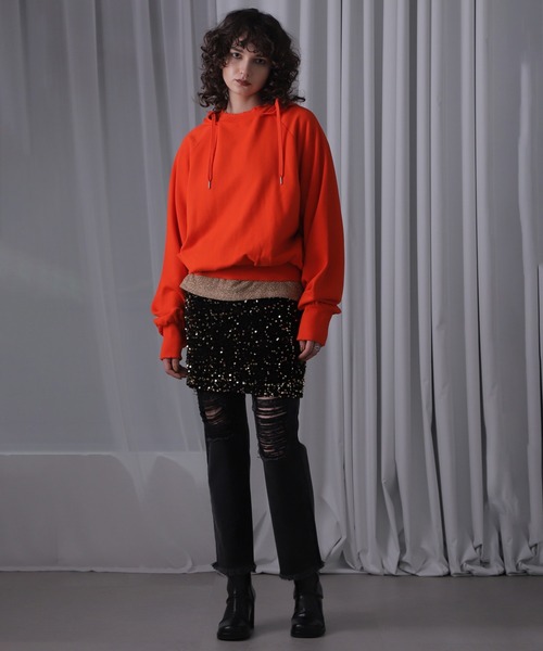 ROSE BUD（ローズバッド）の「(CREOLME)スパンコールミニスカート（スカート・レディース・シルバー・ONE SIZE）」の12枚目の写真