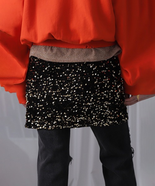 ROSE BUD（ローズバッド）の「(CREOLME)スパンコールミニスカート（スカート・レディース・シルバー・ONE SIZE）」の17枚目の写真