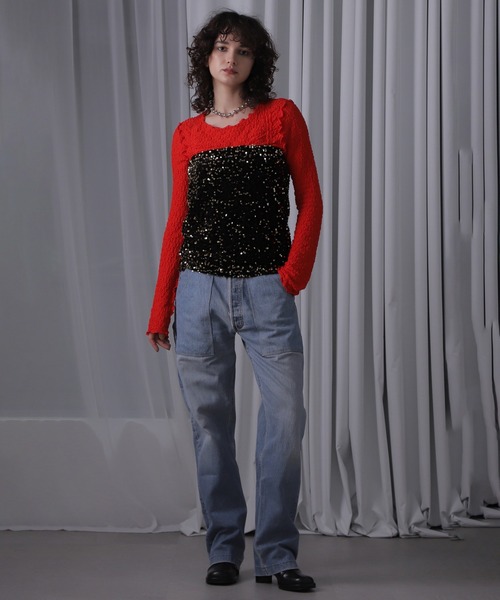 ROSE BUD（ローズバッド）の「(CREOLME)スパンコールミニスカート（スカート・レディース・シルバー・ONE SIZE）」の19枚目の写真