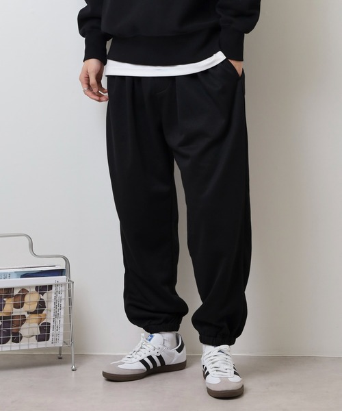 サルエルスウェットパンツ　36  ブラック セール】スウェットサルエルパンツ（スウェットパンツ