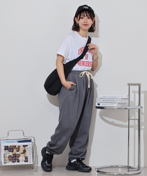FUNALIVE(ファンアライブ)の「スウェットサルエルパンツ(スウェットパンツ・メンズ・チャコール/ネイビー/杢グレー/ブラック・FREE)」の16枚目の写真