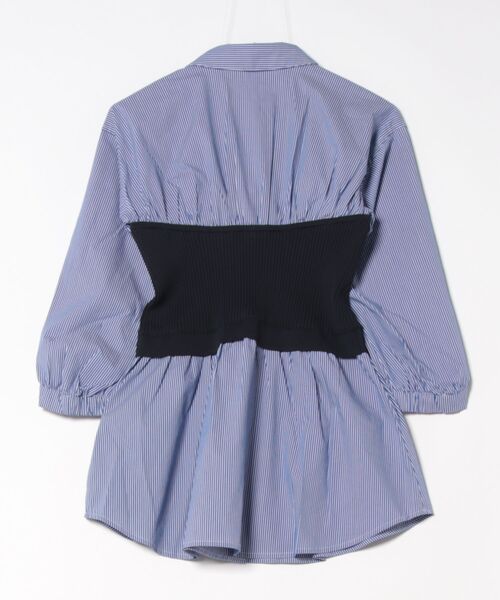 STRAWBERRY-FIELDS（ストロベリーフィールズ）の「リボンビスチェドッキングプルオーバー　ニット・セーター（ニット/セーター・レディース・ネイビー/ブラック系その他・2）」の11枚目の写真