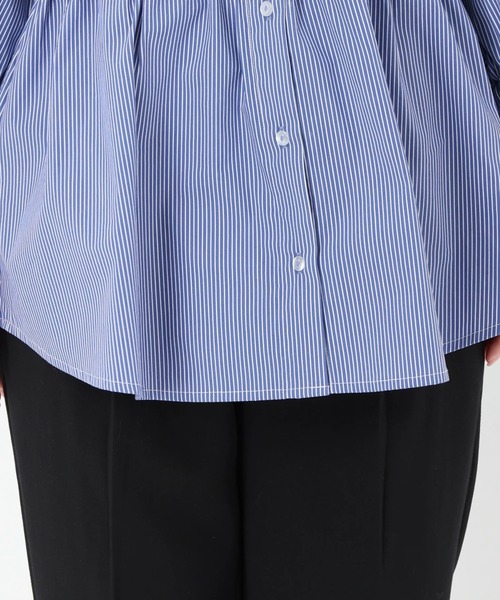 STRAWBERRY-FIELDS（ストロベリーフィールズ）の「リボンビスチェドッキングプルオーバー　ニット・セーター（ニット/セーター・レディース・ネイビー/ブラック系その他・2）」の9枚目の写真