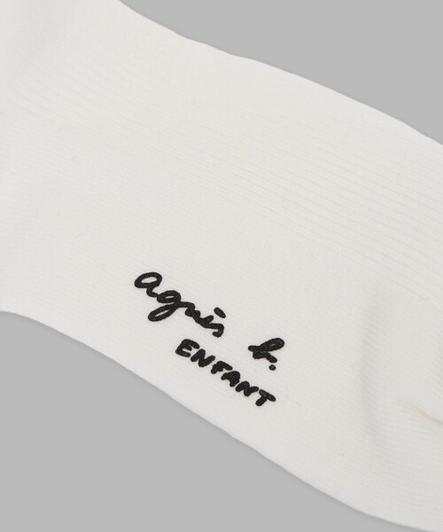 agnes b.（アニエスベー）の「キッズ B. ソックス（タイツ/ストッキング・キッズ・ホワイト・2/3/1）」の4枚目の写真