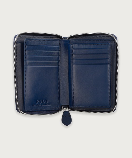 未使用 箱付き ポロラルフローレン 長財布 マルチカラー ラウンドジップ POLO RALPH LAUREN 財布 マルチカラーロゴ ラウンドジップ