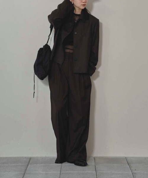 セール】TODAYFUL Wool Soutiencollar Jacket ウールステンカラー