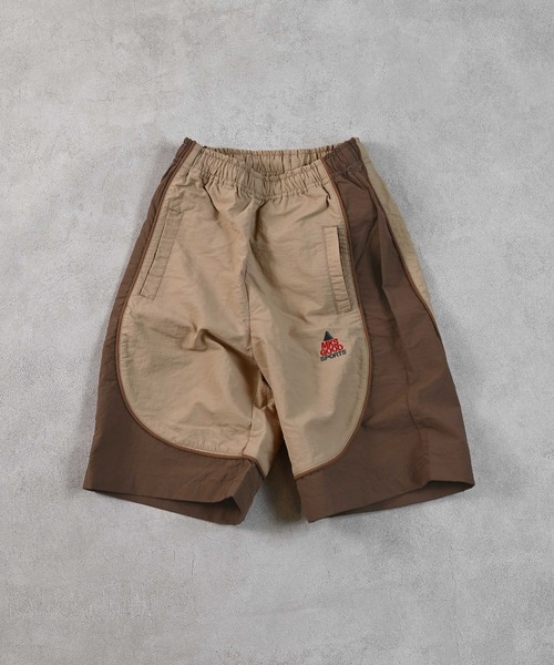 MARKEY'S（マーキーズ）の「ナイロンパイピングショーツ【セットアップ可能】（その他パンツ・キッズ・キャメル/アイボリー/ブルー・150/140/110/100/90/80/130/120/95）」の3枚目の写真