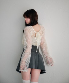 シアー刺繍クロップドブラウス（シャツ/ブラウス）｜Gready Brilliant  