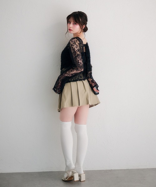 メーカー直売所 マチャットmachatt back ribbon topsバックリボントップス トップス