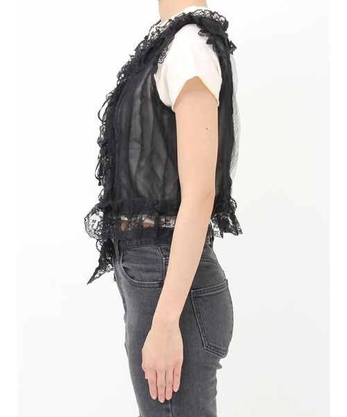 jouetie(ジュエティ)の「ラッフルフリルシアージレ(シャツ/ブラウス・レディース・ブラック/ピンク/オフホワイト・MEDIUM)」の21枚目の写真