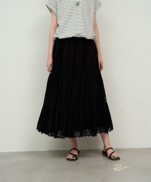 LEPSIM クラフトレーススカート LEPSIM（レプシィム）の「クラフトレーススカート（）」 - WEAR