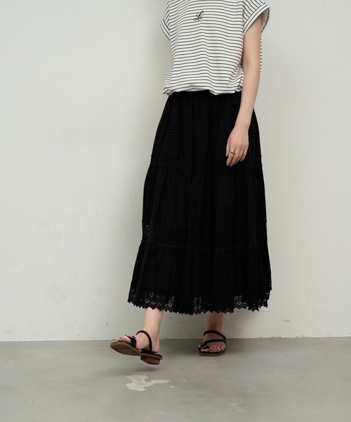 Cotton lace skirt / コットンレーススカート（スカート