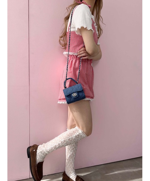 PHILLY（フィリー）の「【PHILLY】デニムミニショルダーバッグ（ショルダーバッグ・レディース・サックスブルー/インディゴブルー・FREE）」の10枚目の写真