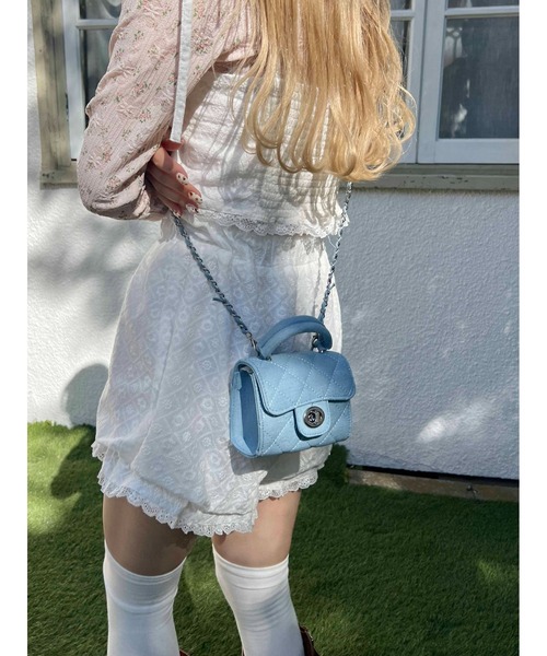 PHILLY（フィリー）の「【PHILLY】デニムミニショルダーバッグ（ショルダーバッグ・レディース・サックスブルー/インディゴブルー・FREE）」の5枚目の写真