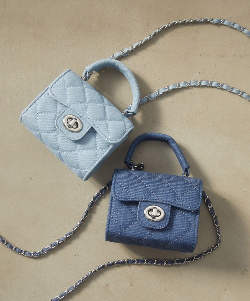 PHILLY（フィリー）の「【PHILLY】デニムミニショルダーバッグ（ショルダーバッグ・レディース・サックスブルー/インディゴブルー・FREE）」の12枚目の写真