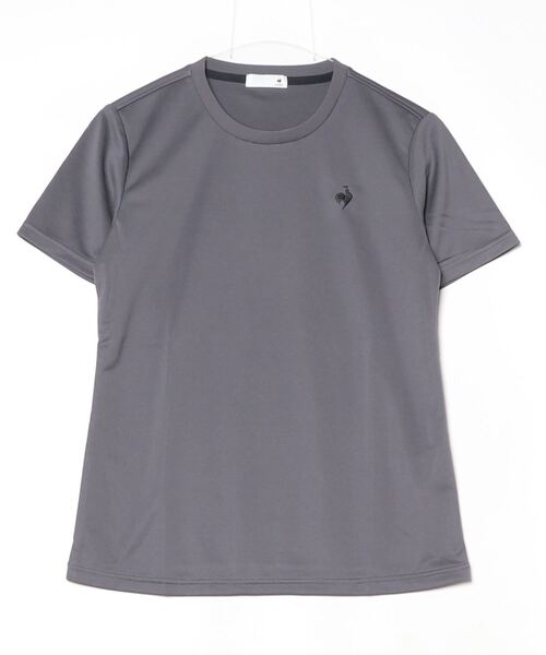 le coq sportif（ルコックスポルティフ）の「ルコックスポルティフ  エコペットショートスリーブシャツ（シャツ/ブラウス・レディース・ネイビー/ブラック/グレー/ピンク・M/L/XL）」の2枚目の写真