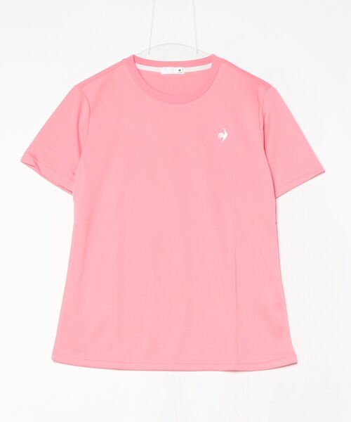 le coq sportif（ルコックスポルティフ）の「ルコックスポルティフ  エコペットショートスリーブシャツ（シャツ/ブラウス・レディース・ネイビー/ブラック/グレー/ピンク・M/L/XL）」の4枚目の写真